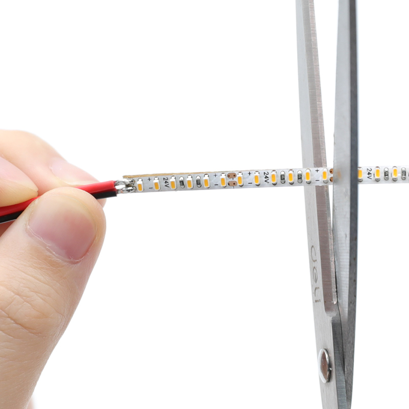 Ultra narrow 3.3mm/0.13\'\' 2110SMD White LED Strip - 300LEDs/m DC24V High CRI 95 Flexible LED Lights Ultra narrow 3.3mm/0.13\'\' 2110SMD White LED Strip - 300LEDs/m DC24V High CRI 95 Flexible LED Lights
